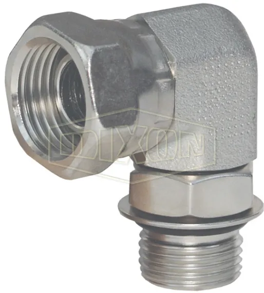 90° SAE O-ring Boss® x Female NPSM Swivel Nut Elbow