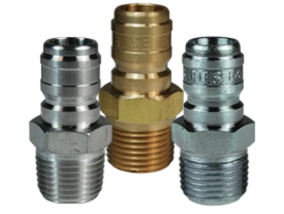 E-Series Straight Through Male Threaded Plug
