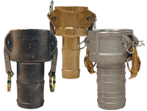 Global type C coupler x hose shank