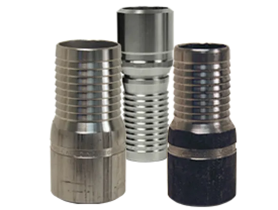 king combination nipple beveled end