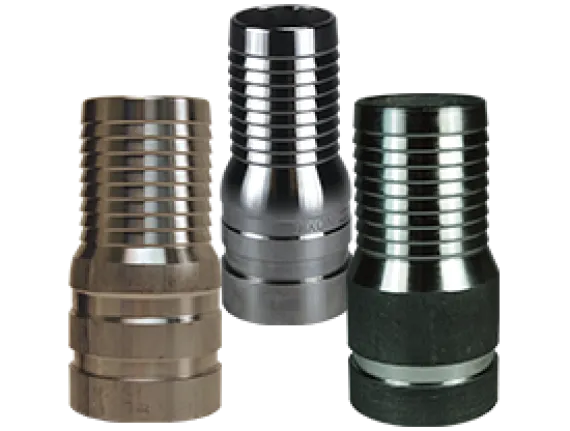 king combination nipple grooved end