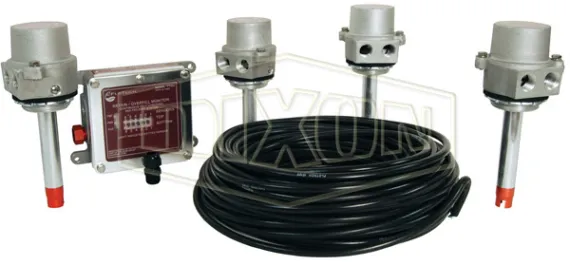 FloTech® ROM Type Overfill Detection Red and Black, 2-Wire System - Top Detection Only