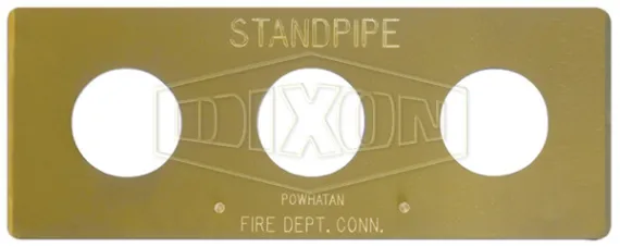 Wall Plate for Concealed Three Way Body