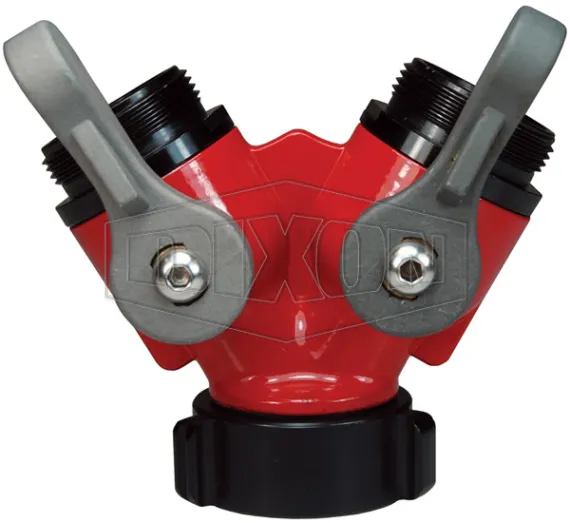 Aluminum 2-Way Ball Valve Female Swivel Inlet