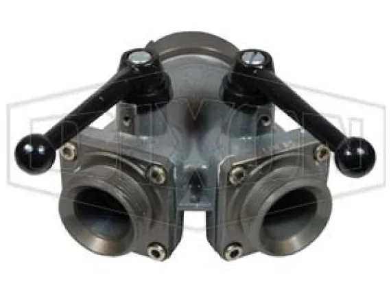 Aluminum 2-Way Ball Valve Female Swivel Inlet