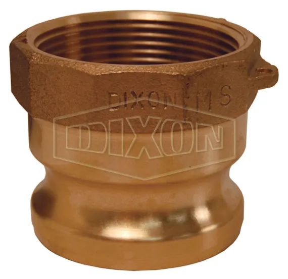 Dixon type a adapters male adapter x female npt