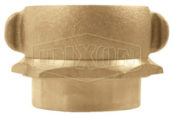 Open Snoot Brass Female Swivel Adapter - Rocker Lug