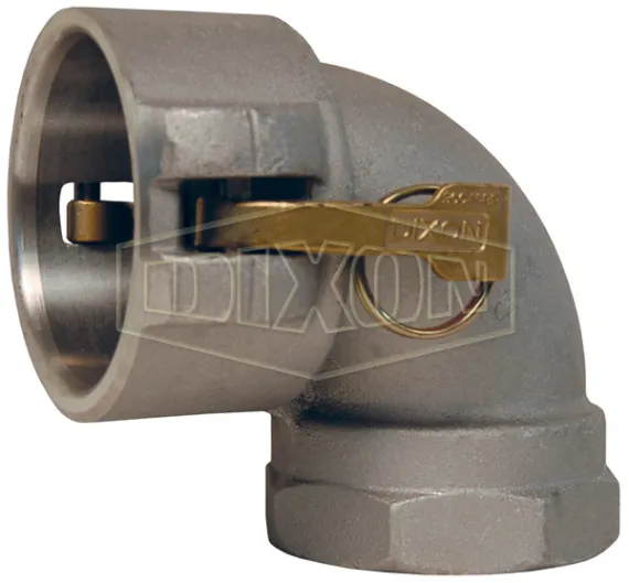 90 degree elbow coupler x female thread