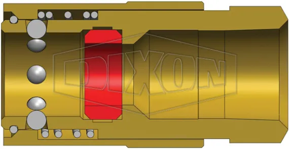 cm-f unvalved coupler 3d half