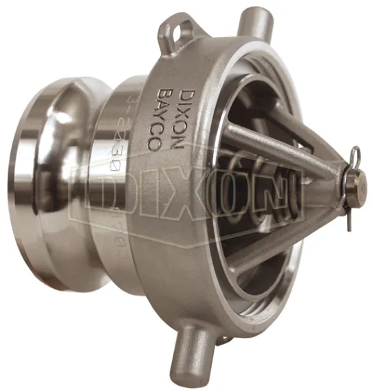 Bayloc® Dry Disconnect Vapor Adapter x Female NPSM back angle