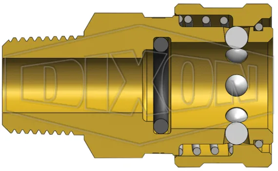 e series straight through coupler CAD model