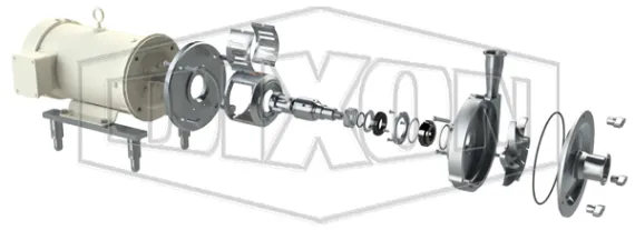 exd series centrifugal pump exploded view