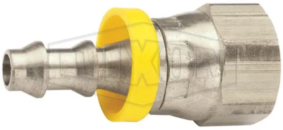 female swivel hose barb