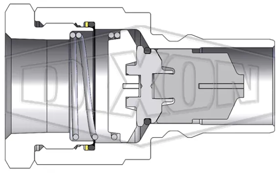 h series iso-b high volume interchange nipple 3d cutaway