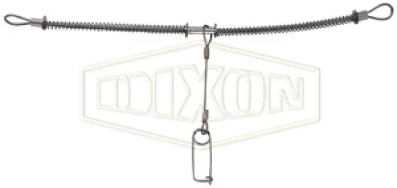 King Cable® Hose-to-Hose Service with Safety Clip & Lanyard for Air King®