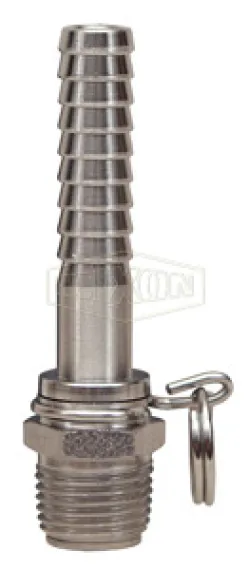 Straight Swivel x Hose Shank Connector for Spray Gun