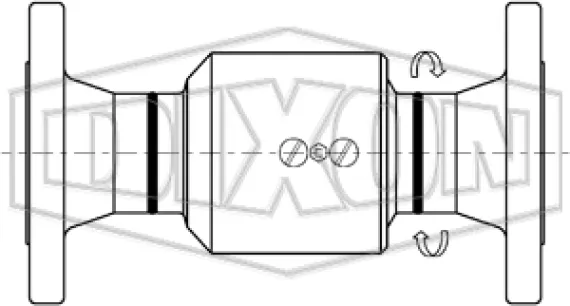 Swivel Joint Style 20 150# ASA Flange x 150# ASA Flange drawing
