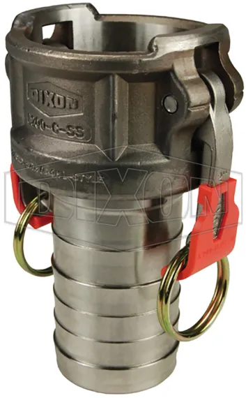 Vent-Lock Safety Cam & Groove Type C Coupler x Hose Shank