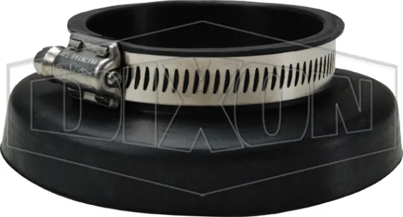 mann tek dry disconnect adapters tank unit weather protector with clamp black neoprene