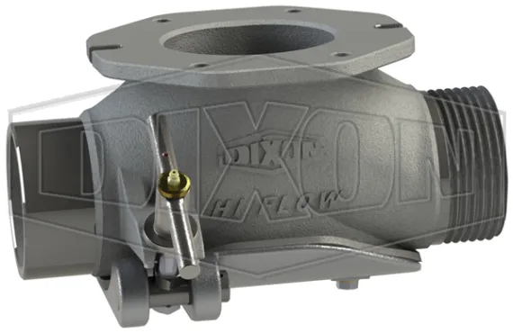 dry bulk cast iron tee