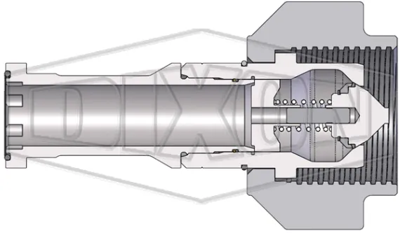 ws series code 62 flange head coupler