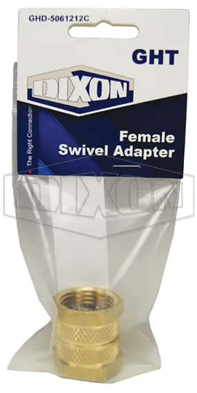 female swivel adapter garden hose display