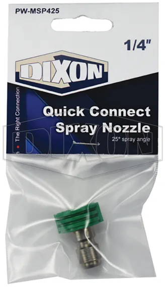 green quick connect spray nozzle