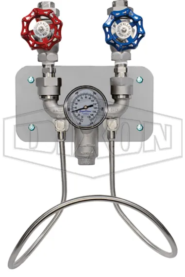 hot and cold mixing station