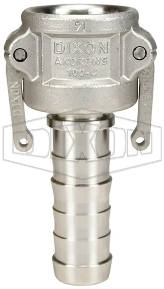 Dixon Cam & Groove Type C Coupler x Hose Shank