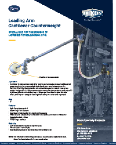 Loading Arm Cantilever Counterweight