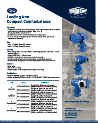 Loading Arm Compact Counterbalance