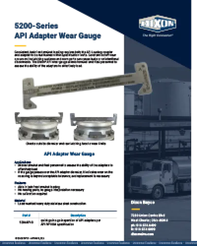 5200-Series API Adapter Wear Gauge