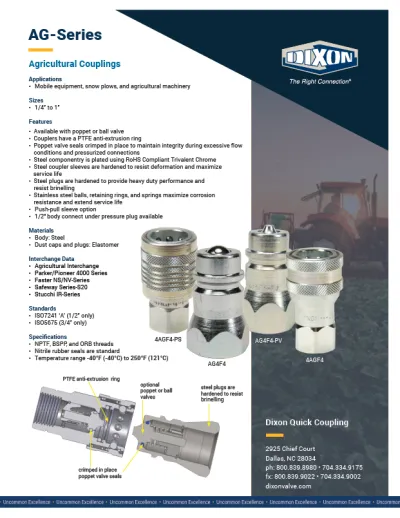 AG-Series Couplings