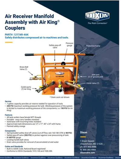 Air Receiver Manifold