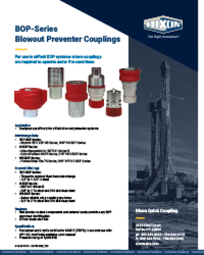BOP-Series Blowout Preventer Couplings