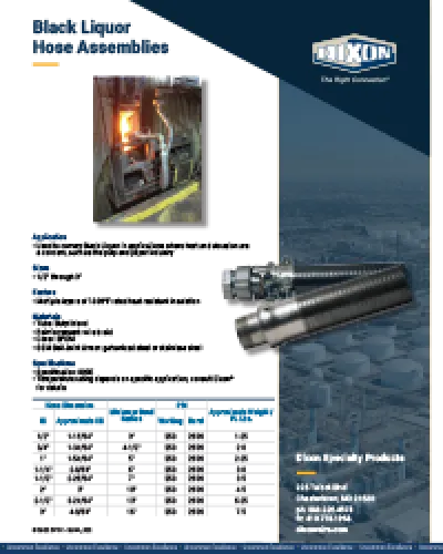 Black Liquor Hose Assemblies