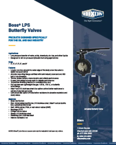Boss® LPS Butterfly Valves