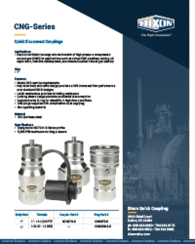 CNG-Series Quick Disconnect Couplings