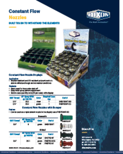 Constant Flow Nozzles