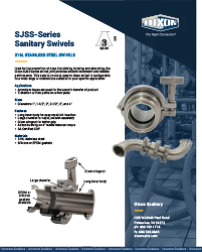 SJSS-Series Sanitary Swivels