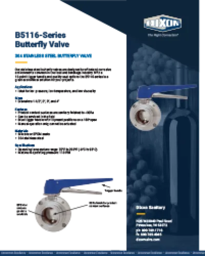 B5116-Series Butterfly Valves