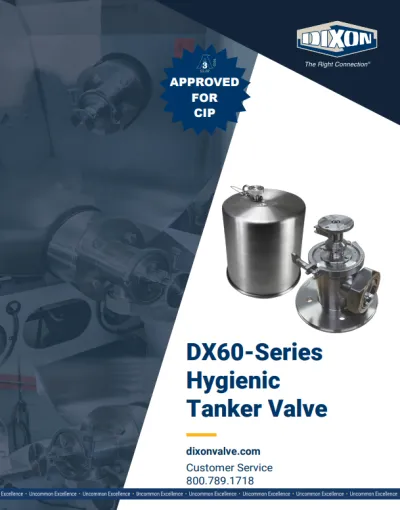 DX60-Series Hygienic Tanker Valve