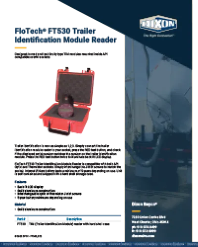 FloTech® Trailer Identification Module Reader
