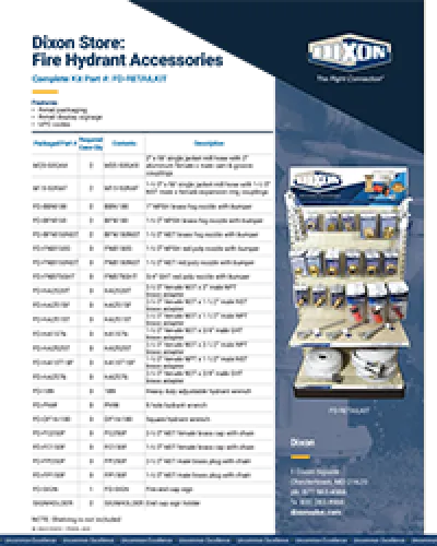 Dixon Store: Fire Hydrant Accessories