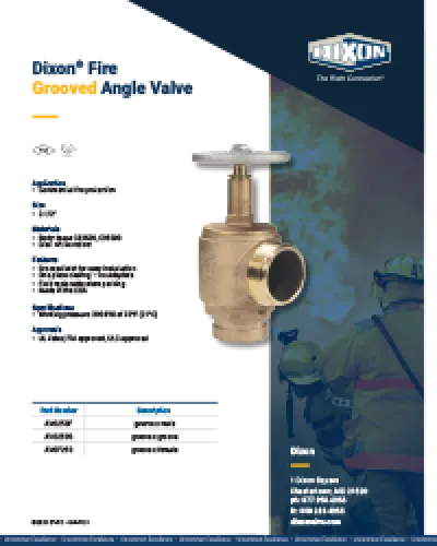 Grooved Angle Valves