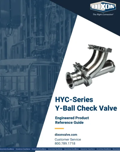 HYC-Series Y-Ball Check Valve