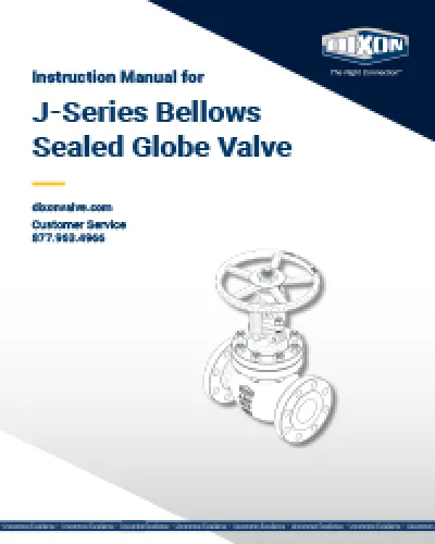J-Series Bellows Sealed Globe Valve Instruction Manual