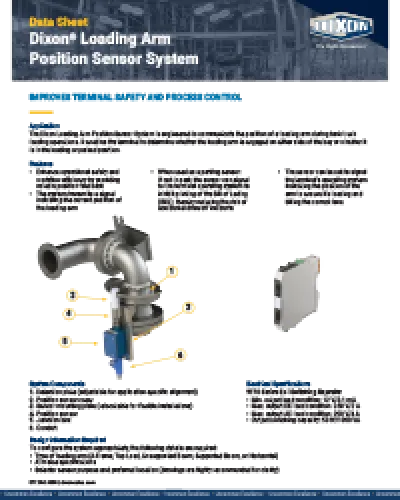 Dixon® Loading Arm Position Sensor System