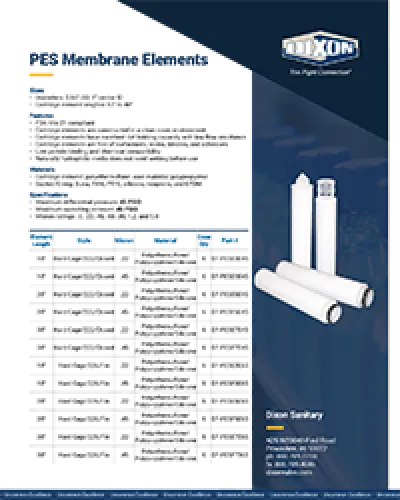 PES Membrane Elements