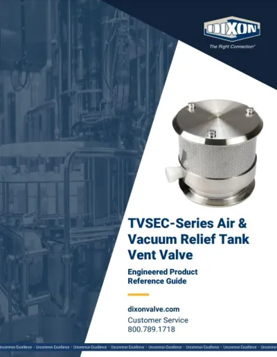 TVSEC-Series Air & Vacuum Relief Tank Vent Engineered